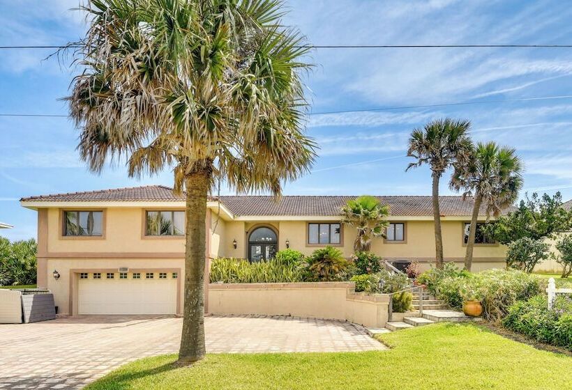 Oceanfront Flagler Beach Home W/ Decks & Gas Grill