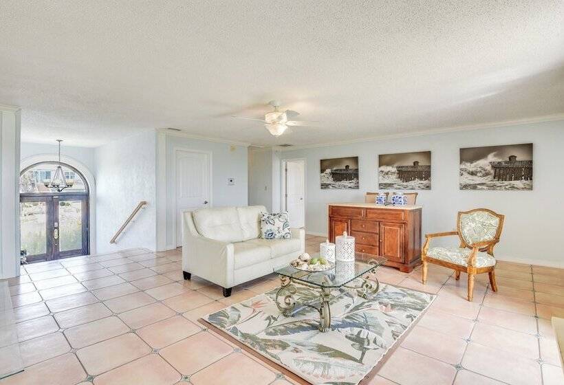 Oceanfront Flagler Beach Home W/ Decks & Gas Grill