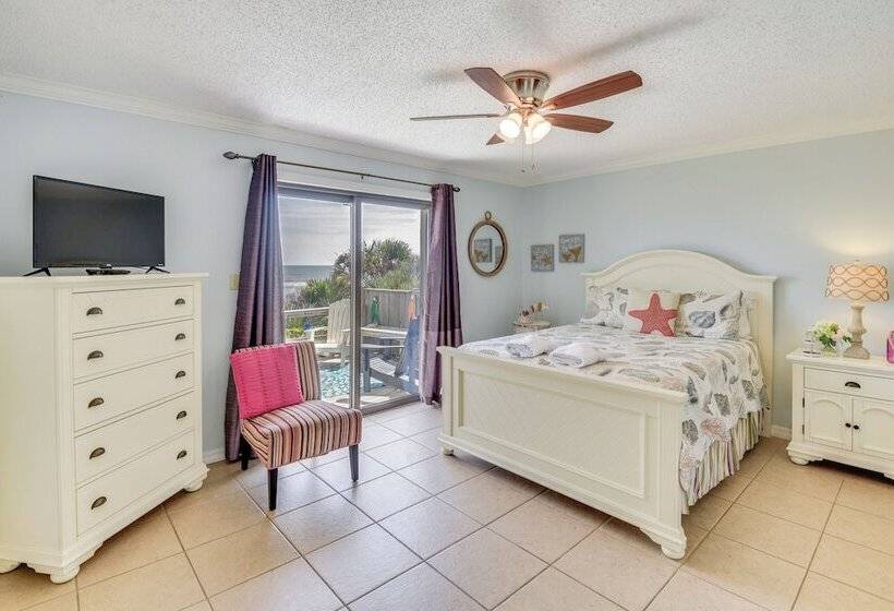 Oceanfront Flagler Beach Home W/ Decks & Gas Grill