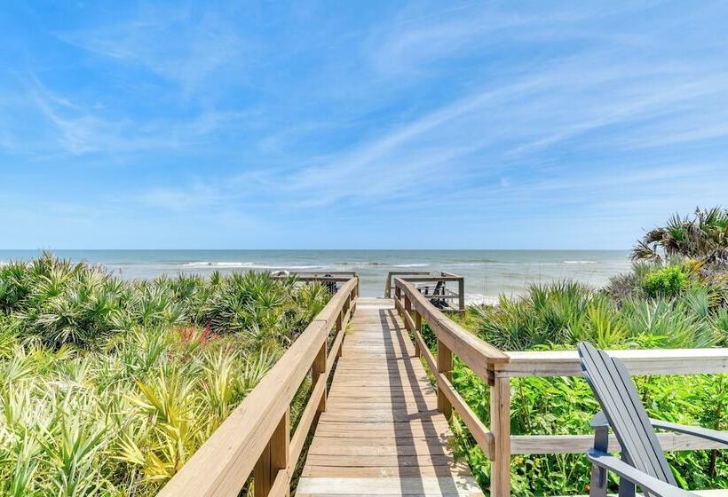 Oceanfront Flagler Beach Home W/ Decks & Gas Grill