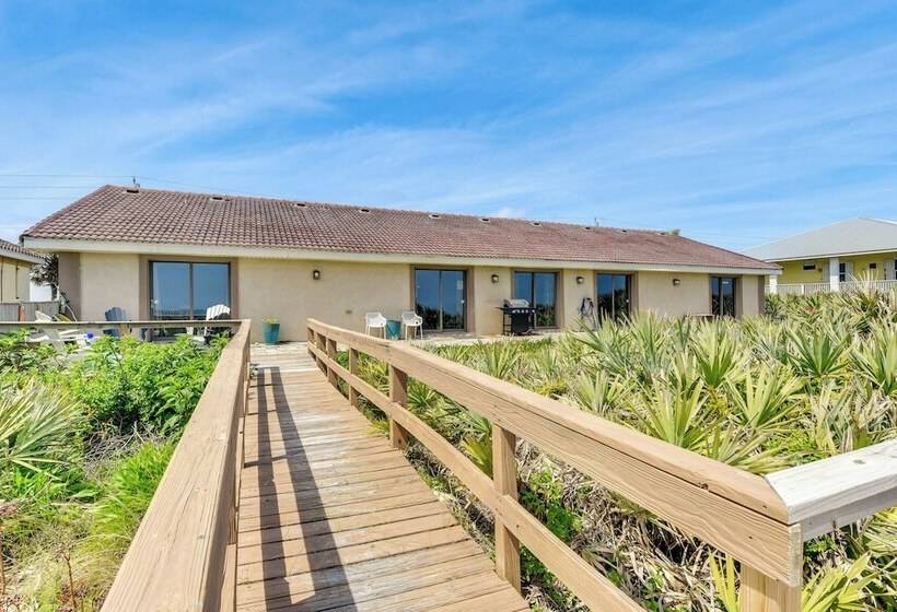 Oceanfront Flagler Beach Home W/ Decks & Gas Grill