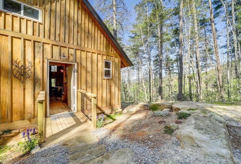 Secluded Brevard Cabin W/ Private Waterfall!