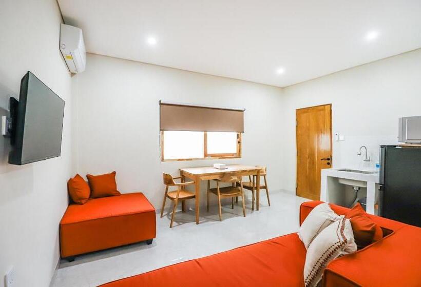 بنسيون Red Studio D   Euro Standard In Canggu Best Area