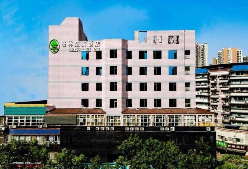 בית מלון כפרי Green Tree Inn Chongqing Yubei District Huangnibang Light Railway Station