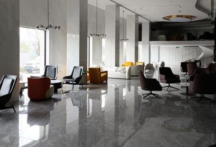 호텔 Green Tree Inn Zhejiang Ningbo Yuyao Haijixincheng Wholesales Market