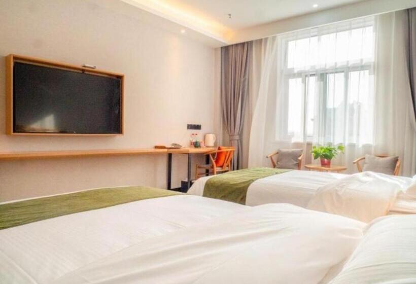 בית מלון כפרי Greentree Inn Express Guannan County Xinwan Bei Road