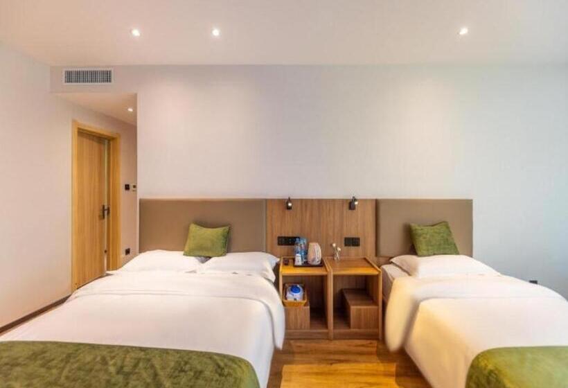 בית מלון כפרי Greentree Inn Express Lanzhou West Passenger Station Lanzhou Center