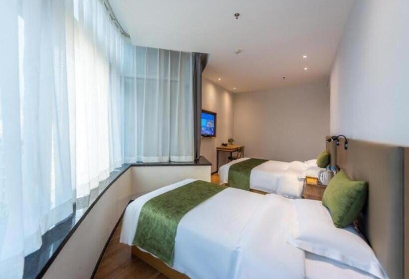 فندق Greentree Inn Express Lanzhou West Passenger Station Lanzhou Center