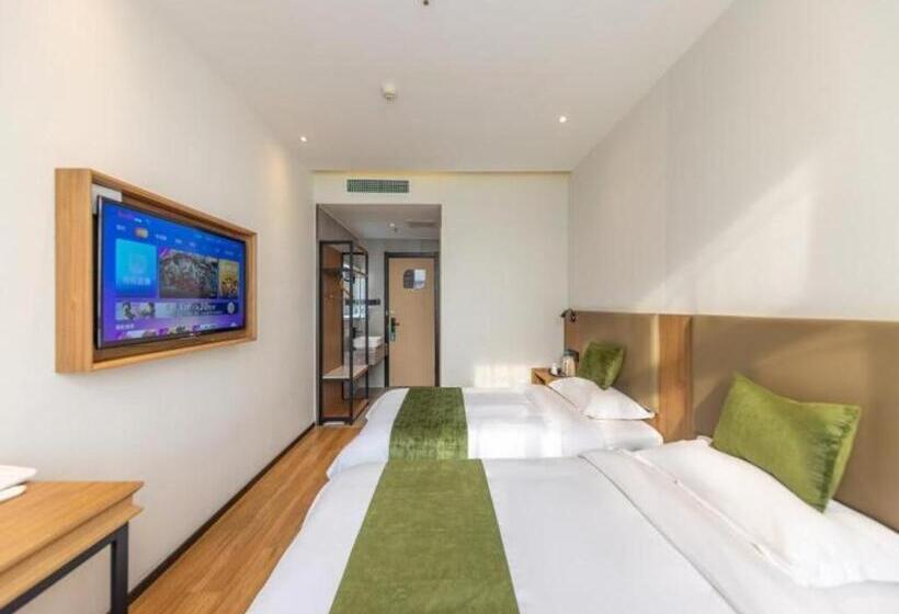 בית מלון כפרי Greentree Inn Express Lanzhou West Passenger Station Lanzhou Center