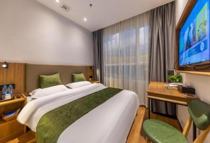 בית מלון כפרי Greentree Inn Express Lanzhou West Passenger Station Lanzhou Center