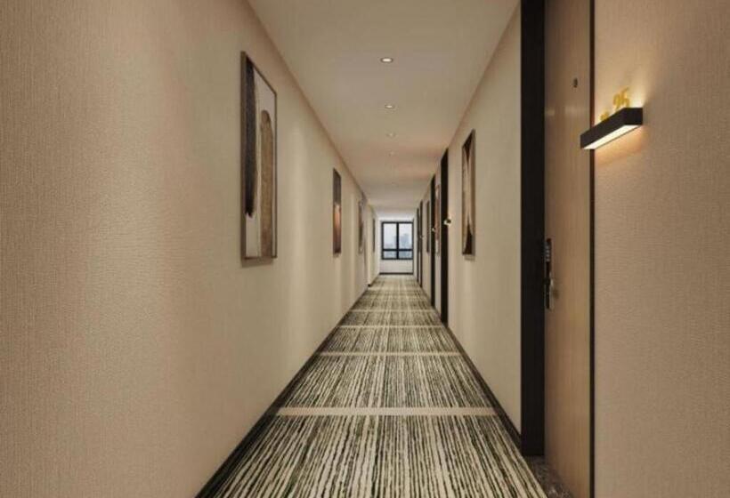 בית מלון כפרי Greentree Inn Tianjin Wuqing Development Zone Wanda Plaza