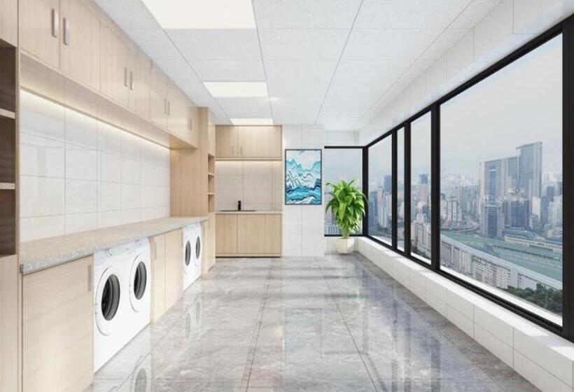 בית מלון כפרי Greentree Inn Tianjin Wuqing Development Zone Wanda Plaza