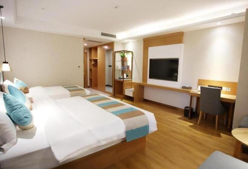 בית מלון כפרי Greentree Inn Heze Shan County New Bus Station