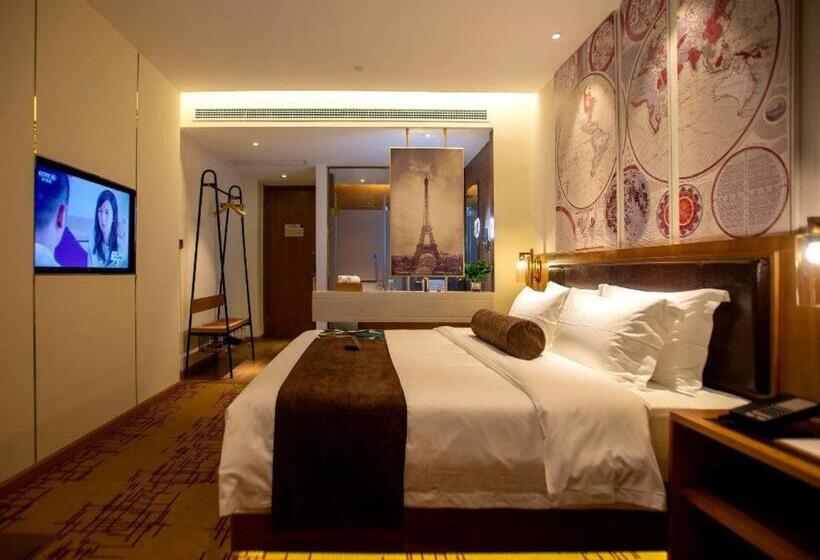 בית מלון כפרי James Joyce Coffetel· Wuhan Wangjiawan Taojialing Metro Station