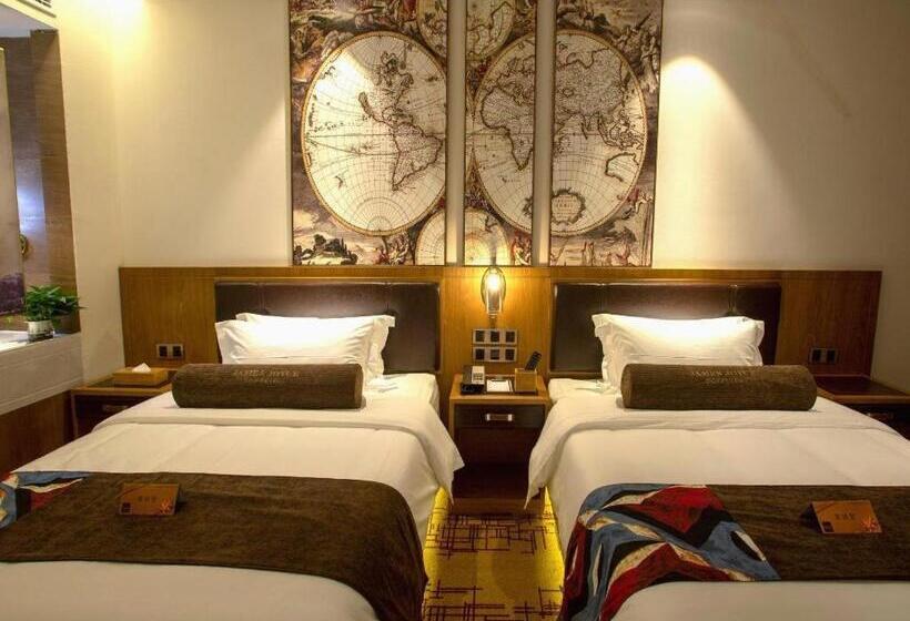 בית מלון כפרי James Joyce Coffetel· Wuhan Wangjiawan Taojialing Metro Station