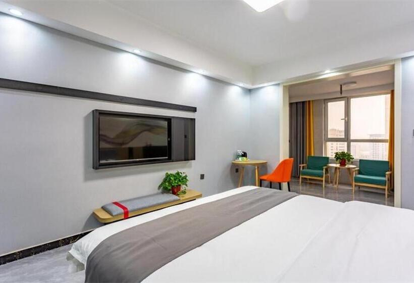 Отель Thank Inn Henan Zhoukou Chuanhui District Zhoukou Avenue Municipal Government