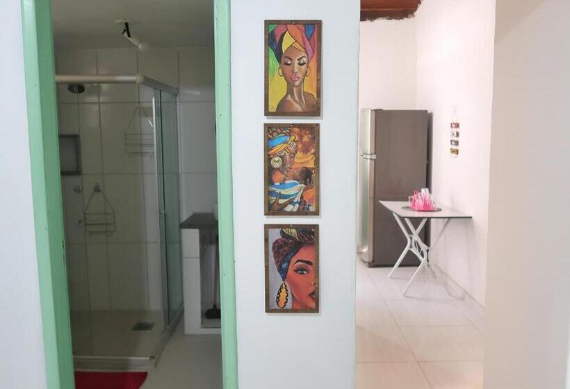 膳宿费 Casa Matatiso Quartos Privados Em Casa Hostel No Abraão