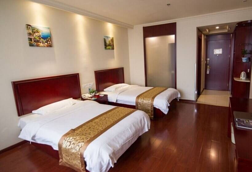 酒店 Greentree Inn Anhui Guangde Zhongyang Lecheng Business