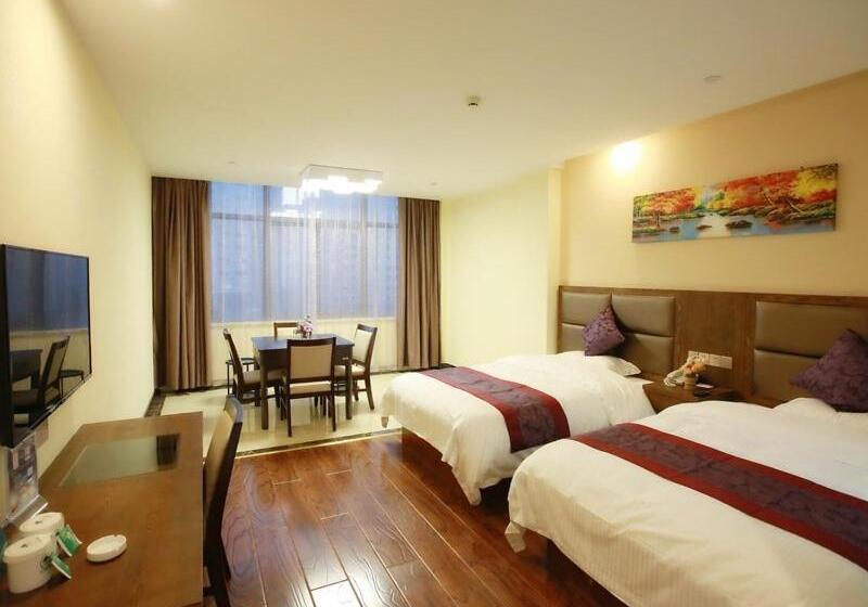 酒店 Greentree Inn Jiangsu Nantong Haimen Shanghe Plaza Express