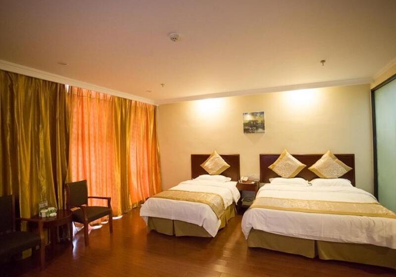 בית מלון כפרי Greentree Inn Shandong Zaozhuang Tengzhou Fuqian Road Longquan Square Business