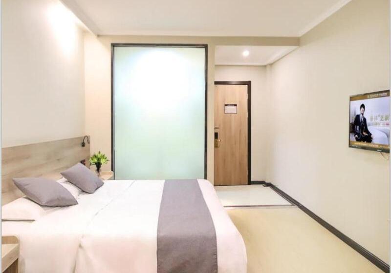 בית מלון כפרי Greentree Inn Shandong Zaozhuang Tengzhou Fuqian Road Longquan Square Business