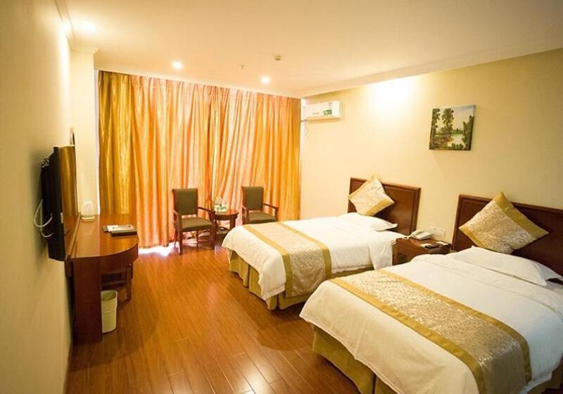 בית מלון כפרי Greentree Inn Shandong Zaozhuang Tengzhou Fuqian Road Longquan Square Business