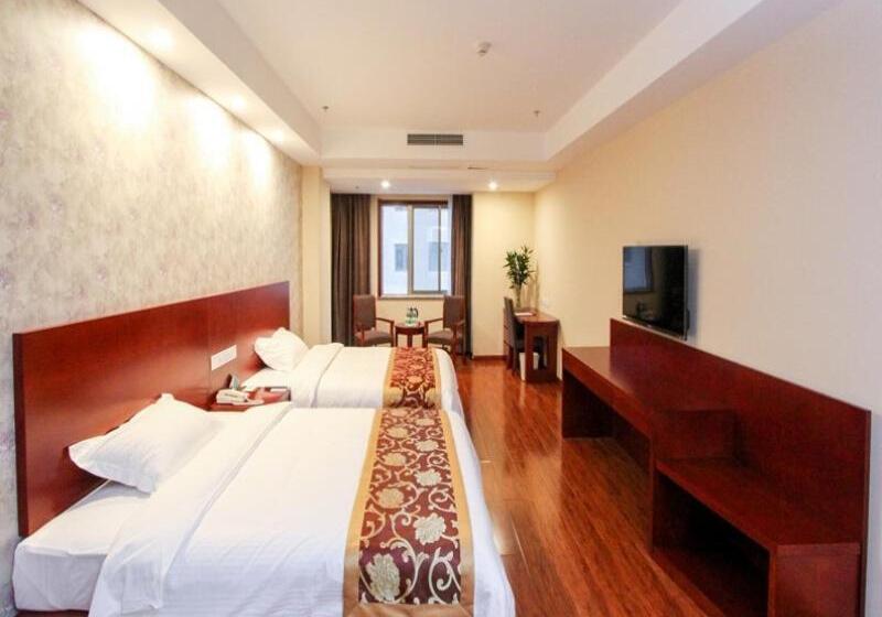 בית מלון כפרי Greentree Inn Shandong Zaozhuang Tengzhou East Xueyuan Road Guiheyuan Business