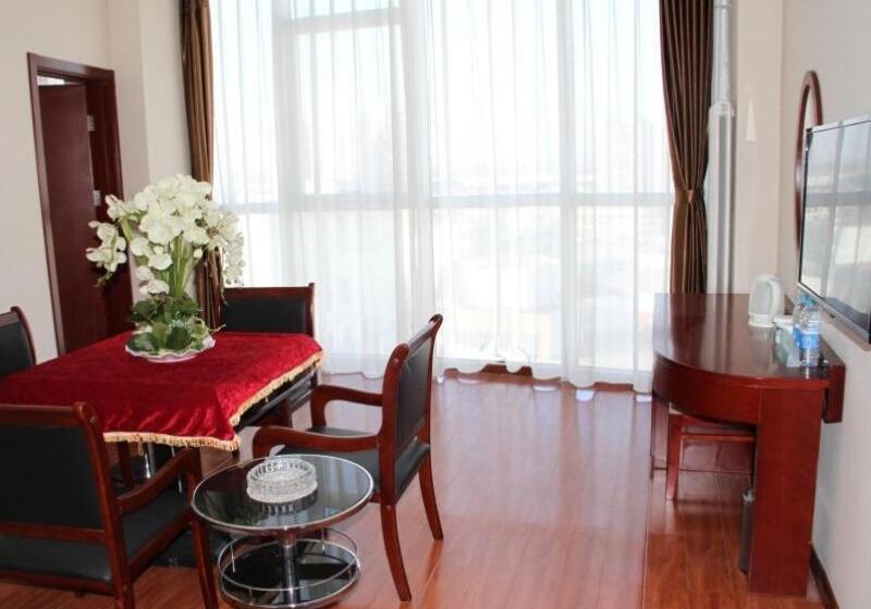בית מלון כפרי Greentree Inn Tianjin Jinghai Jinqiao International Trade Center