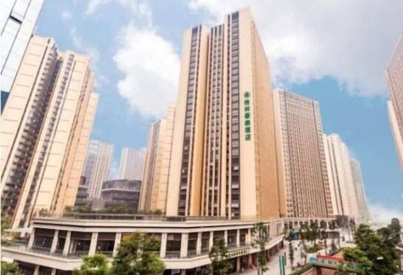 Отель Greentree Inn Chengdu Hightech Development West Zone Shidai Tian Street Express