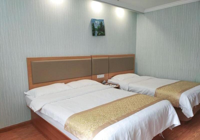 בית מלון כפרי Greentree Inn Henan Xinyang Shangcheng County Huangbaishan Road Times Shopping Mall Express