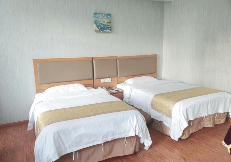 בית מלון כפרי Greentree Inn Henan Xinyang Shangcheng County Huangbaishan Road Times Shopping Mall Express