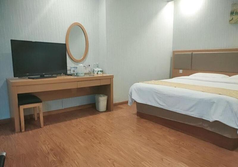 בית מלון כפרי Greentree Inn Henan Xinyang Shangcheng County Huangbaishan Road Times Shopping Mall Express