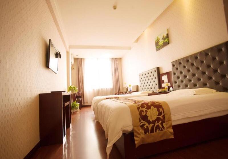 ホテル Greentree Inn Shanxi Yan An Luochuan Fuqian Street Express