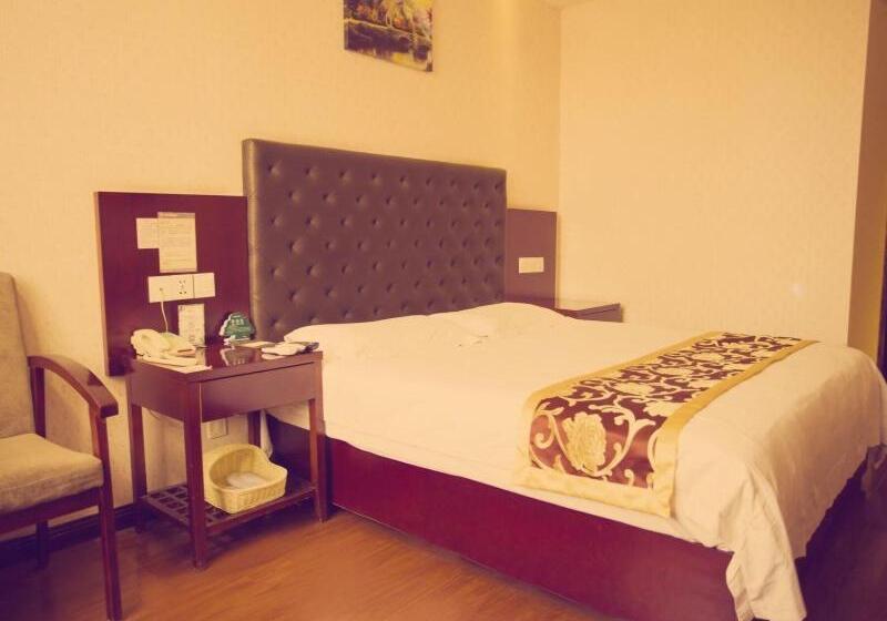 ホテル Greentree Inn Shanxi Yan An Luochuan Fuqian Street Express