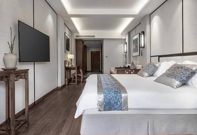 호텔 Yangshuo Picturesque Resort   Free Train Station Pick Up