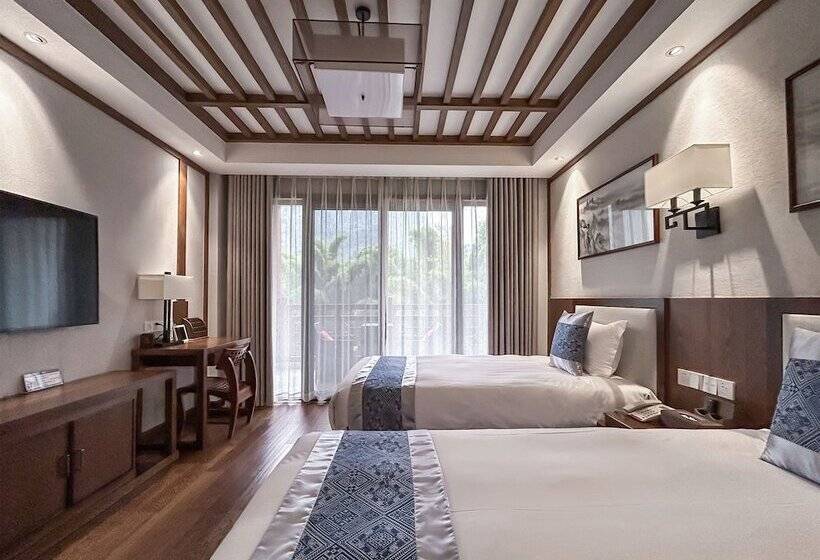 호텔 Yangshuo Picturesque Resort   Free Train Station Pick Up