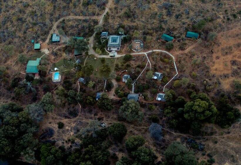 בית מלון כפרי Baluleni Safari Lodge