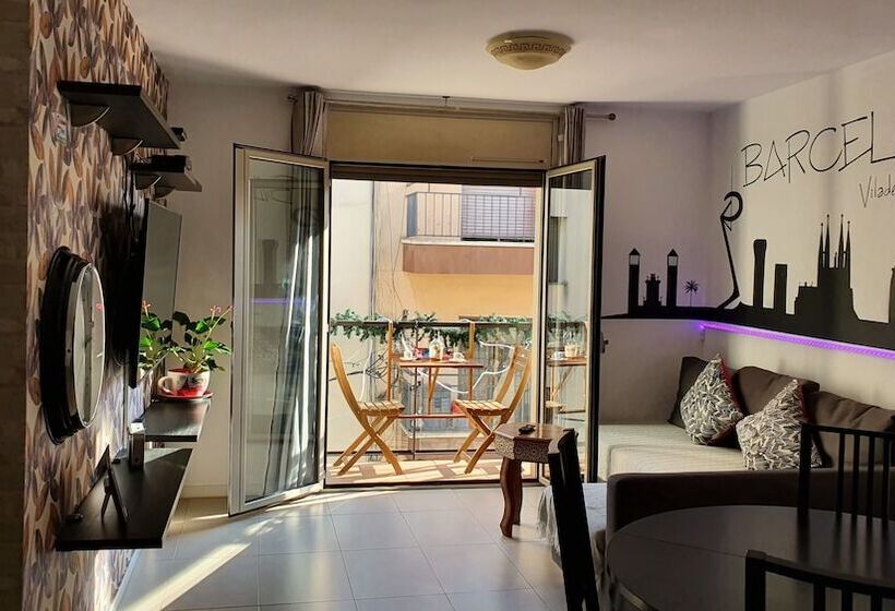 Attic Terrace Bbq, Airport Barcelona, Cerca Playas Castelldefels