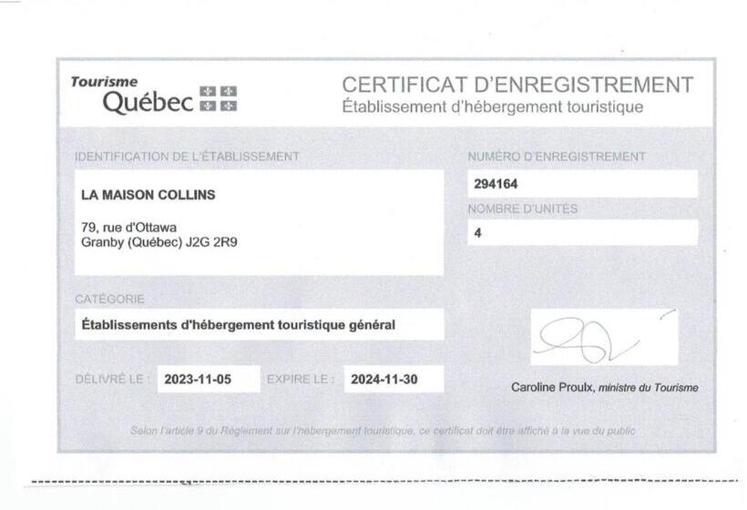 La Maison Collins B&b