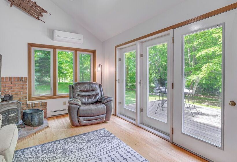 Alden Home W/ Fire Pit: Steps To Torch Lake!