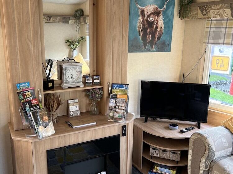 בית מלון כפרי Hornshole Hideaway Caravan Hawick