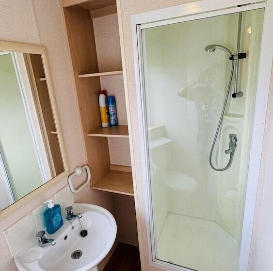 酒店 Seaside Charm Carvan In Leys Down On Sea