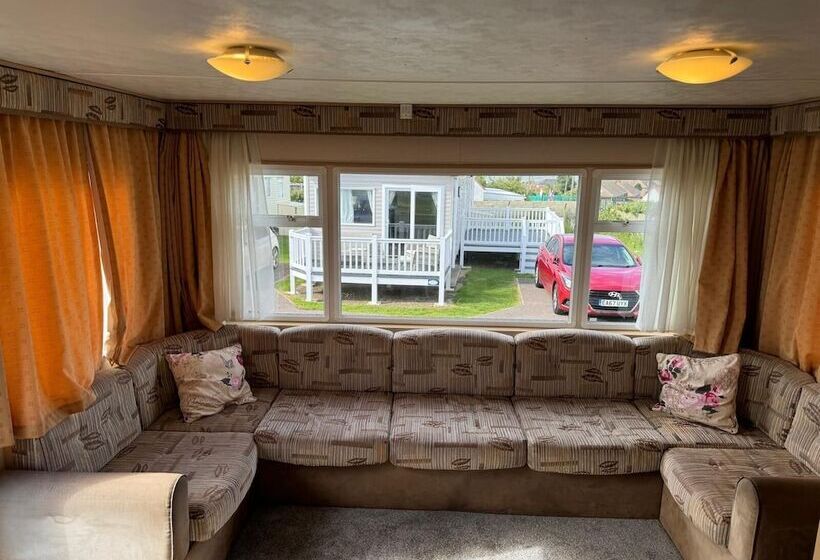 酒店 Seaside Charm Carvan In Leys Down On Sea