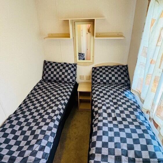 酒店 Seaside Charm Carvan In Leys Down On Sea