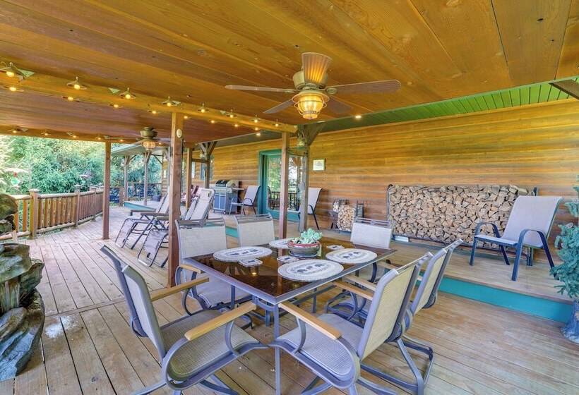 Just A Cast Away  Cassville Cabin W/ Covered Deck