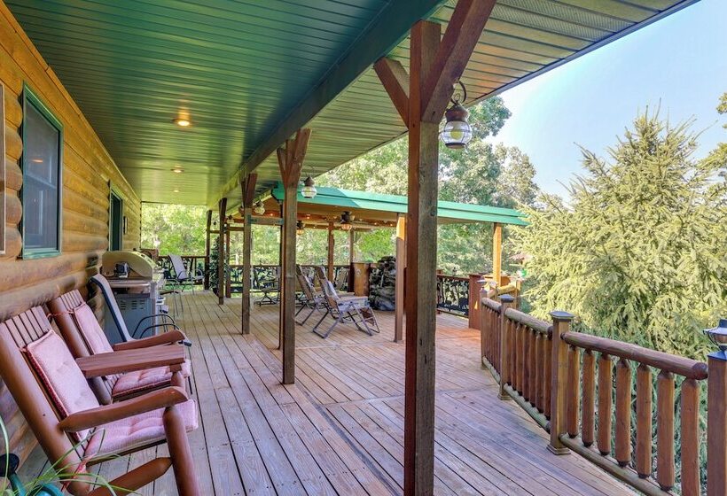 Just A Cast Away  Cassville Cabin W/ Covered Deck