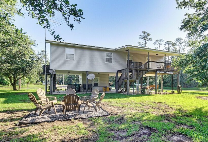 Pet Friendly Bay St Louis Home W/ Dock!