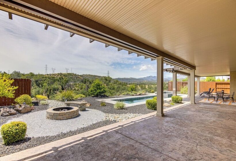 Private Redding Home W/ Pool & Mountain Views