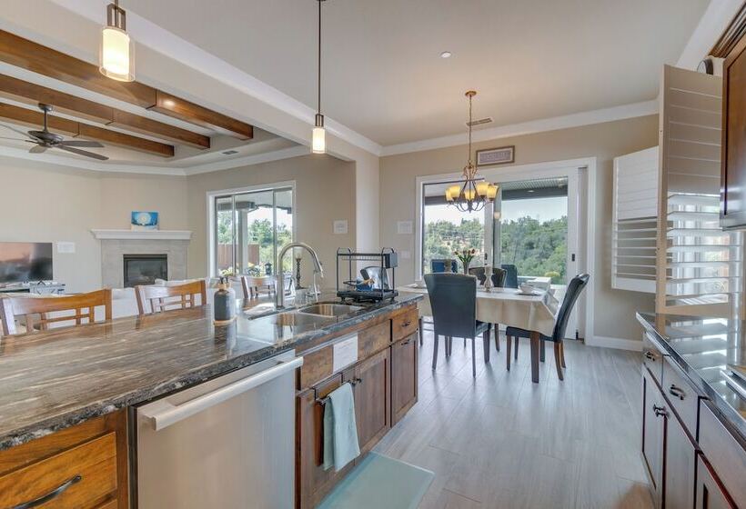 Private Redding Home W/ Pool & Mountain Views