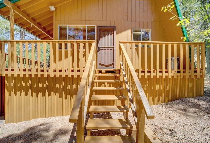 Hike & Atv: Secluded Happy Jack Cabin W/ Deck